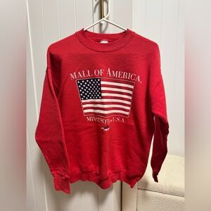Mall of America Red Crewneck Sweater